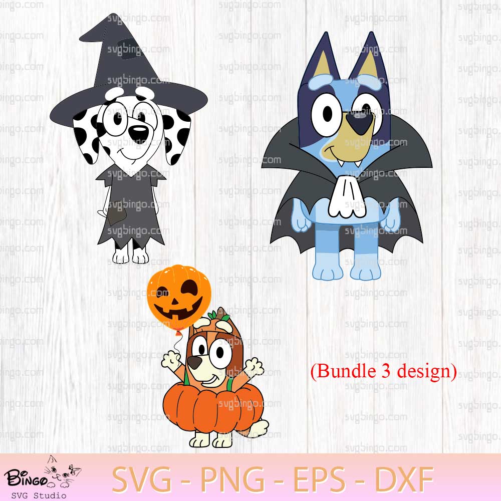 Bluey Bingo Halloween SVG, Bluey Chloe Halloween SVG, Bluey Halloween SVG PNG Bluey Bingo Halloween SVG, Bluey Chloe Halloween SVG, Bluey Halloween SVG PNG