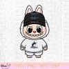 Labubu X Miami Marlins SVG, Labubu Baseball Teams SVG, Labubu MLB Teams SVG Cut Files