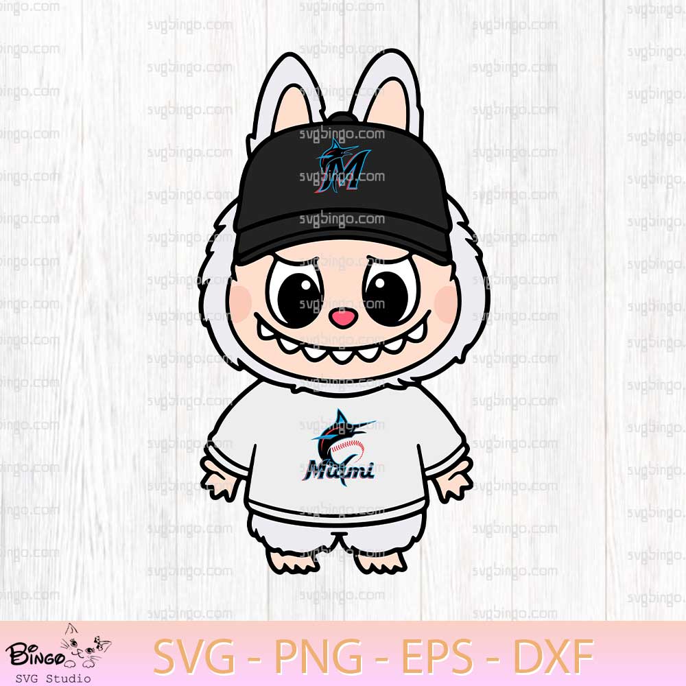 Labubu X Miami Marlins SVG, Labubu Baseball Teams SVG, Labubu MLB Teams SVG Cut Files Labubu X Miami Marlins SVG, Labubu Baseball Teams SVG, Labubu MLB Teams SVG Cut Files