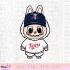 Labubu X Minnesota Twins SVG, Labubu Baseball Teams SVG, Labubu MLB Teams SVG Cut Files