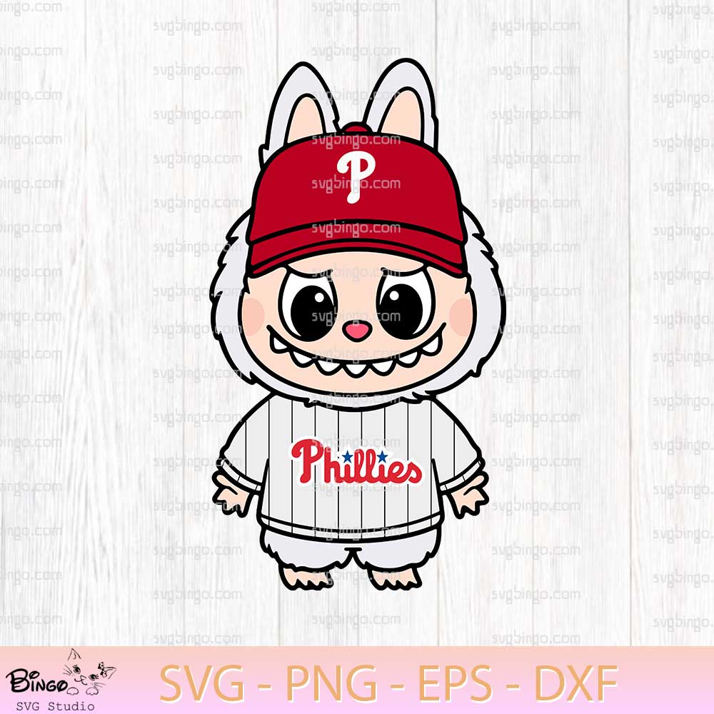 Labubu X Philadelphia Phillies SVG, Labubu Baseball Teams SVG, Labubu MLB Teams SVG Cut Files Labubu X Philadelphia Phillies SVG, Labubu Baseball Teams SVG, Labubu MLB Teams SVG Cut Files