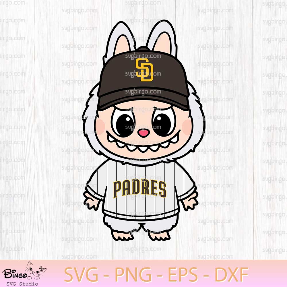 Labubu X San Diego Padres SVG, Labubu Baseball Teams SVG, Labubu MLB Teams SVG Cut Files Labubu X San Diego Padres SVG, Labubu Baseball Teams SVG, Labubu MLB Teams SVG Cut Files