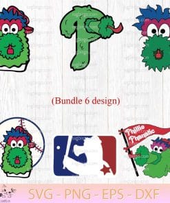 Phillie Phanatic Bundle SVG, Philadelphia Phillies SVG, Philadelphia Phillies MLB SVG SVG Cut Files