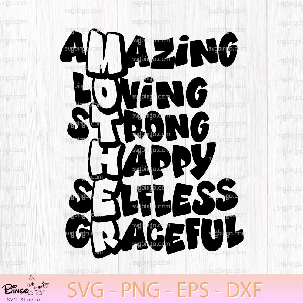 Retro Happy Mothers Day SVG, Amazing MOM SVG, Loving MOM SVG PNG Retro Happy Mothers Day SVG, Amazing MOM SVG, Loving MOM SVG PNG