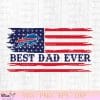 Best Dad Ever Buffalo Bills SVG, Best Dad Ever Football SVG, American Flag Football SVG PNG