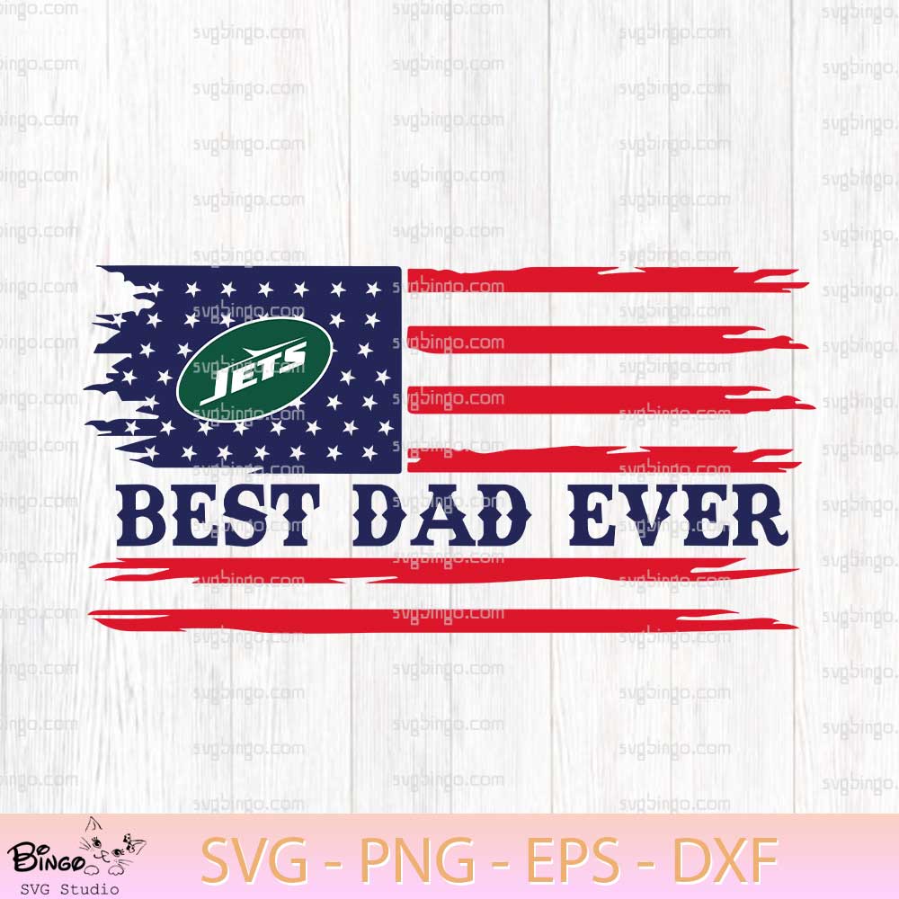 Best Dad Ever New York Jets SVG, Best Dad Ever Football SVG, American Flag Football SVG PNG Best Dad Ever New York Jets SVG, Best Dad Ever Football SVG, American Flag Football SVG PNG
