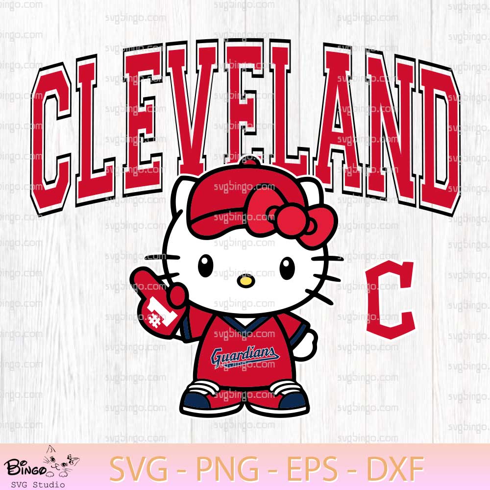 Cleveland Guardians Hello Kitty SVG, Hello Kitty Fan Baseball SVG, Hello Kitty MLB Teams SVG PNG Cleveland Guardians Hello Kitty SVG, Hello Kitty Fan Baseball SVG, Hello Kitty MLB Teams SVG PNG
