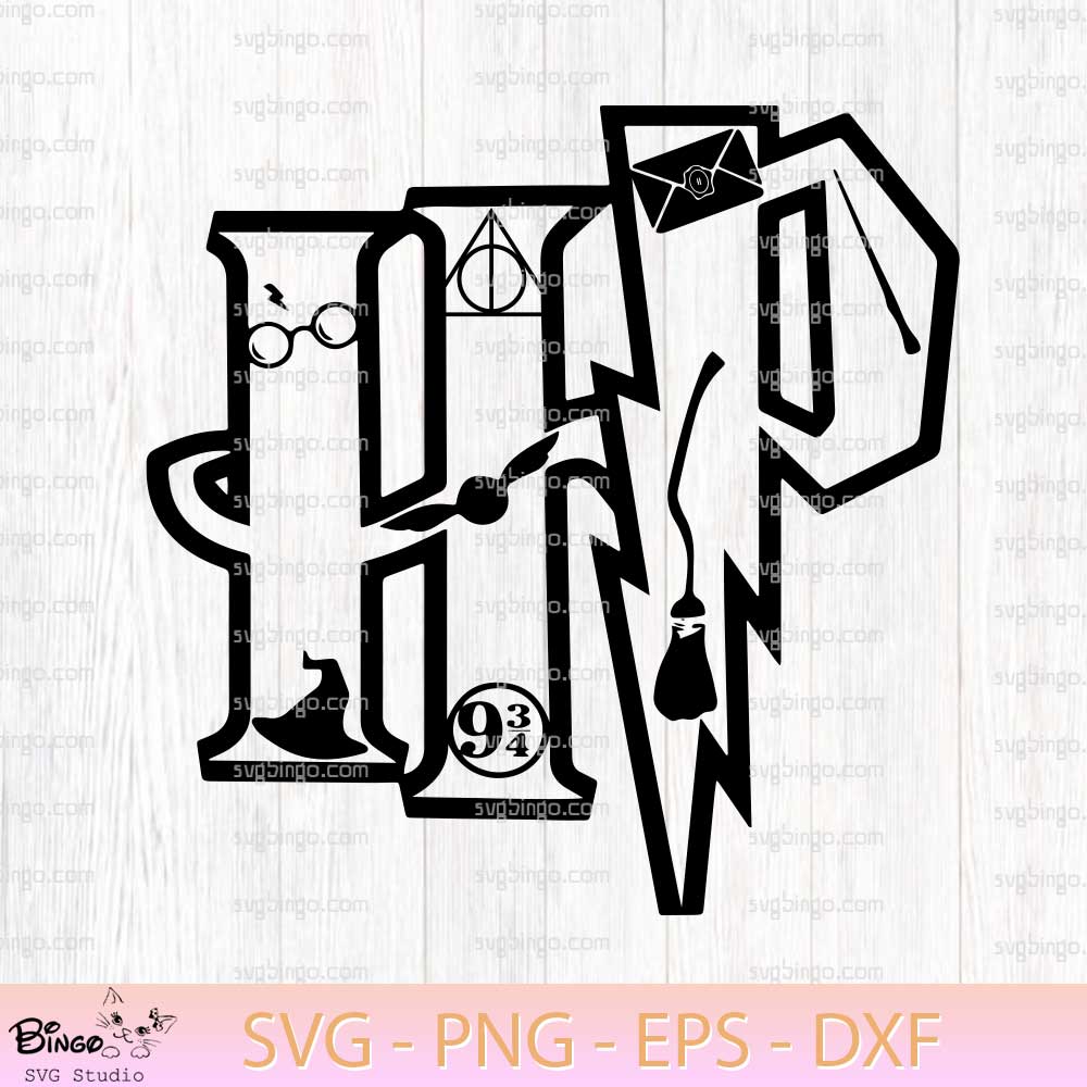 Harry Potter SVG, Magic Wizard SVG, Bundle SVG (2)