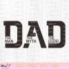 Retro The Man The Myth The Legend SVG, Dad SVG, Father’s Day SVG PNG