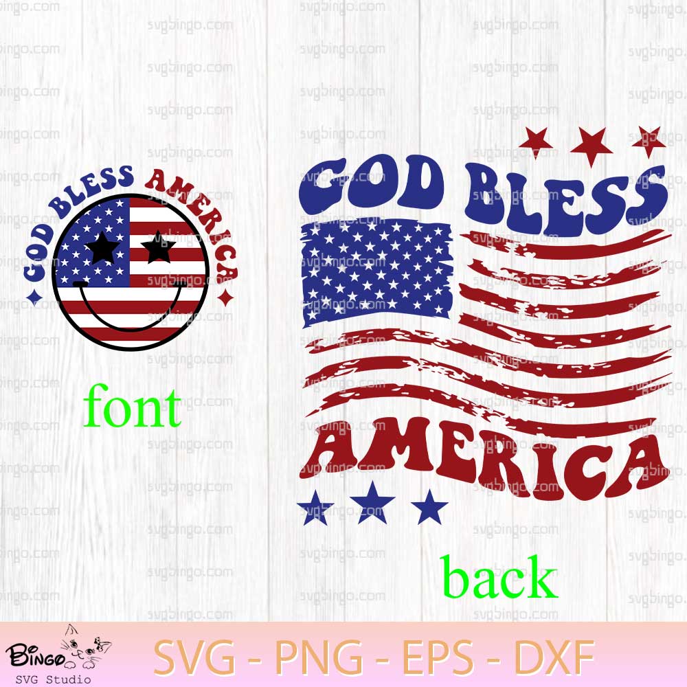 God Bless America SVG, Smiley Face America Flag SVG, America Flag 4th Of July SVG God Bless America SVG, Smiley Face America Flag SVG, America Flag 4th Of July SVG