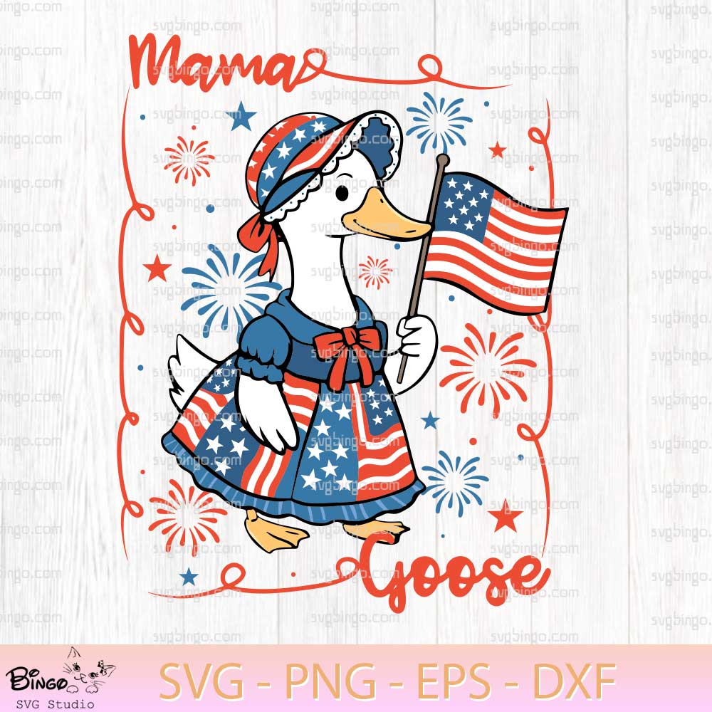 Mama Goose 4th Of July SVG, Silly Goose American Flag SVG, Goose 4th Of July SVG PNG Flies Mama Goose 4th Of July SVG, Silly Goose American Flag SVG, Goose 4th Of July SVG PNG Flies