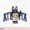 Atlanta Braves Labubu SVG, The Monsters MLB SVG, Labubu Baseball SVG PNG