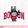 Boston Red Sox Labubu SVG, The Monsters MLB SVG, Labubu Baseball SVG PNG