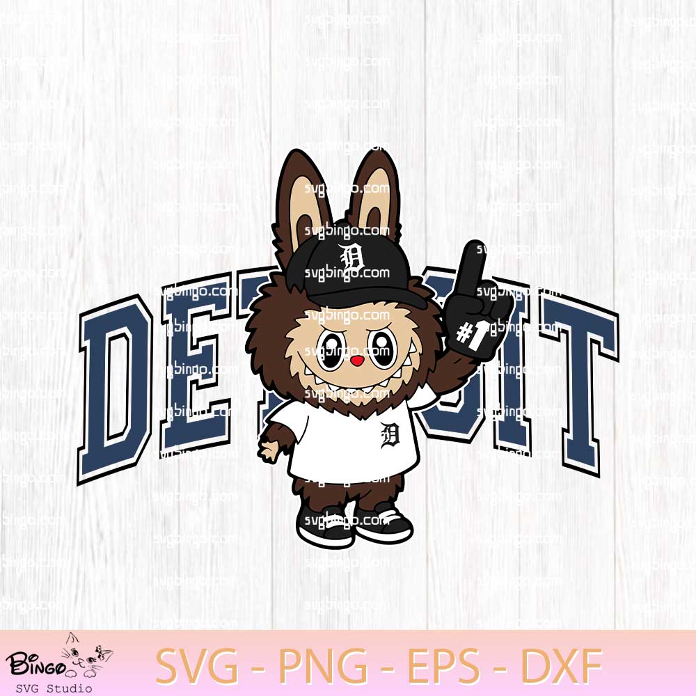 Detroit Tigers Labubu SVG, The Monsters MLB SVG, Labubu Baseball SVG PNG Detroit Tigers Labubu SVG, The Monsters MLB SVG, Labubu Baseball SVG PNG