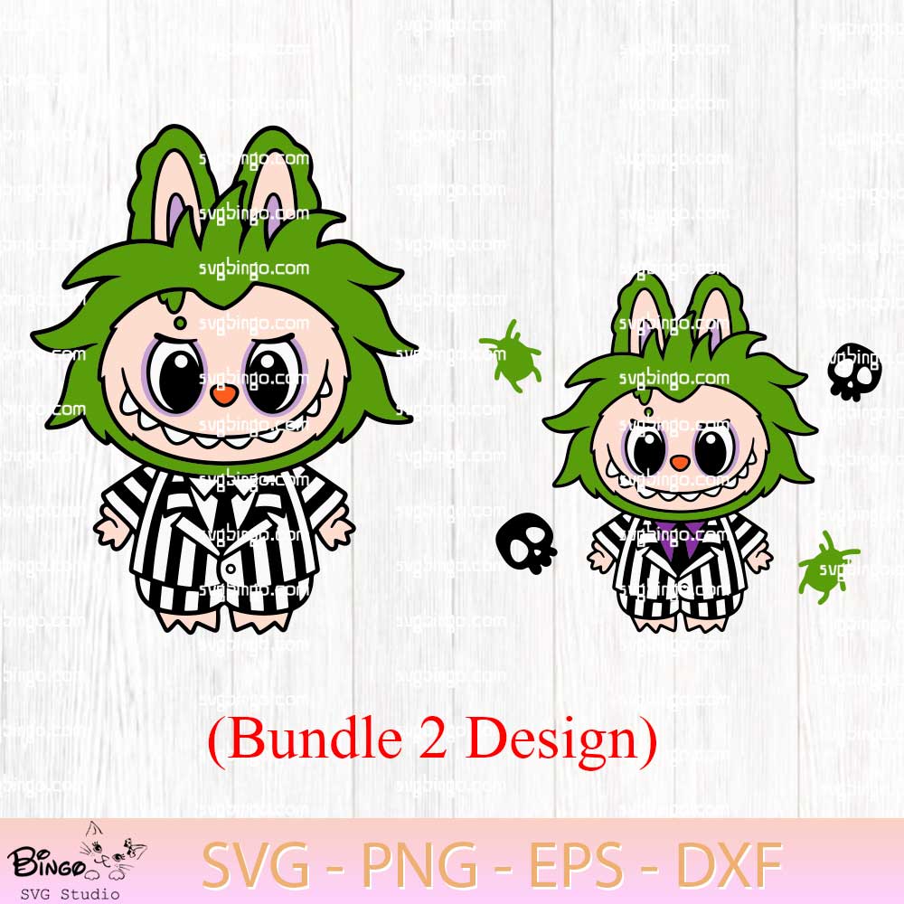 Labubu Beetlejuice SVG PNG, The Monsters Halloween SVG, Labubu Halloween SVG PNG DXF EPS Labubu Beetlejuice SVG is the product that I made, it is my creative passion, I am very proud of it!