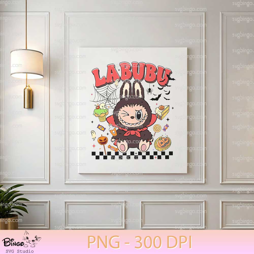 Labubu Vampire Spooky PNG, Labubu Halloween Holidays PNG Files (2)