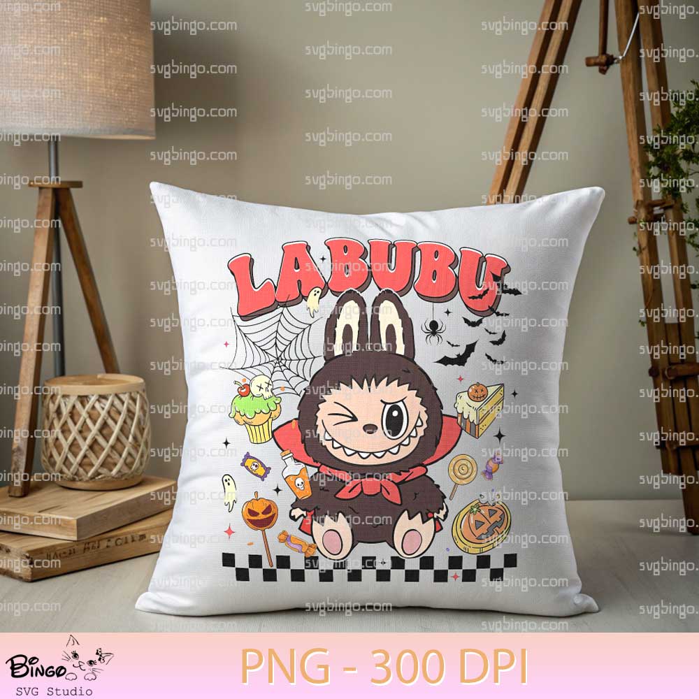 Labubu Vampire Spooky PNG, Labubu Halloween Holidays PNG Files (5)