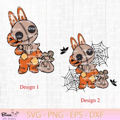 Sam Trick Or Treat Labubu SVG, Labubu Halloween SVG, Labubu Spooky Halloween SVG PNG 1