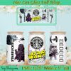 Star Wars Death Star And Millennium Falcon Starbucks 16oz Glass Can PNG