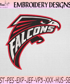 Atlanta Falcons Logo Embroidery Design, Falcons NFL Machine Embroidery File