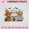 Halloween Highland Cow Embroidery Design
