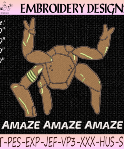 Rocky Amaze Embroidery Design, Project Hail Mary Inspired Sci Fi Machine Embroidery File, Funny Alien Book Lover, PES DST JEF