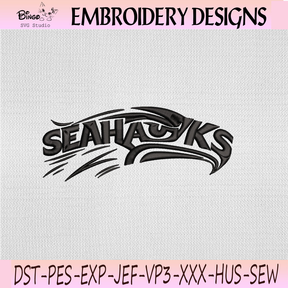 Seattle Seahawks Wordmark Logo Embroidery Design, Seattle Seahawks Machine Embroidery File Seattle Seahawks Wordmark Logo Embroidery Design, Seattle Seahawks Machine Embroidery File