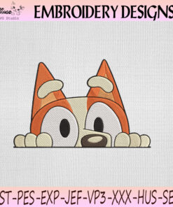 Cute Fox Peeking Embroidery Design, Cute Fox Machine Embroidery File