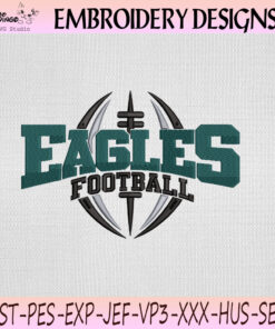 Eagles Football Wordmark Embroidery Design, Eagles Machine Embroidery File