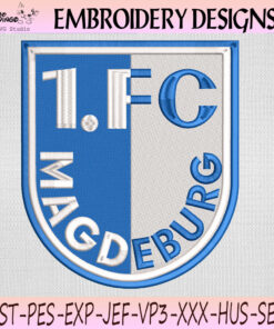 FC Magdeburg Logo Embroidery Design, FC Magdeburg Machine Embroidery File