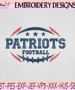 New England Patriots Football Wordmark Embroidery Design, New England Patriots Machine Embroidery File