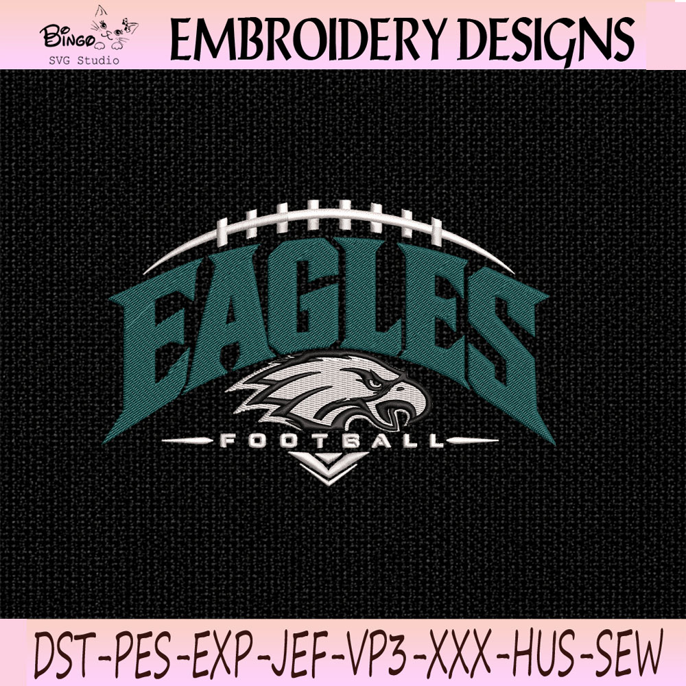 Philadelphia Eagles Football Arch Embroidery Design, Philadelphia Eagles Machine Embroidery File Philadelphia Eagles Football Arch Embroidery Design, Philadelphia Eagles Machine Embroidery File