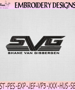 Shane Van Gisbergen Racing Embroidery Design, SVG Motorsport Machine Embroidery File